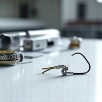 試作されたフックと測定器